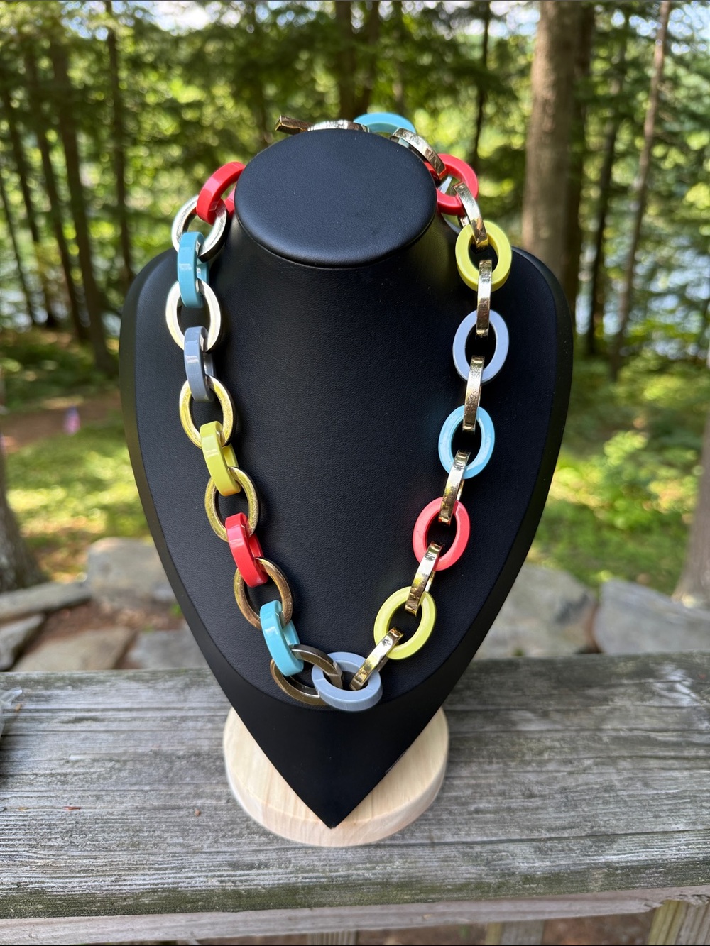 Vera Bradley Chunky Link Necklace NWT